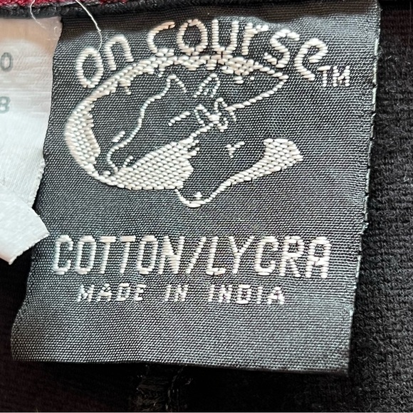 On Course Cotton Naturals Black Full Seat Riding Breeches Women's Size 38 (L) - Picture 8 of 11